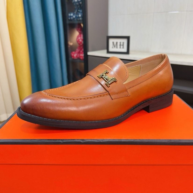 H**mes leather shoes